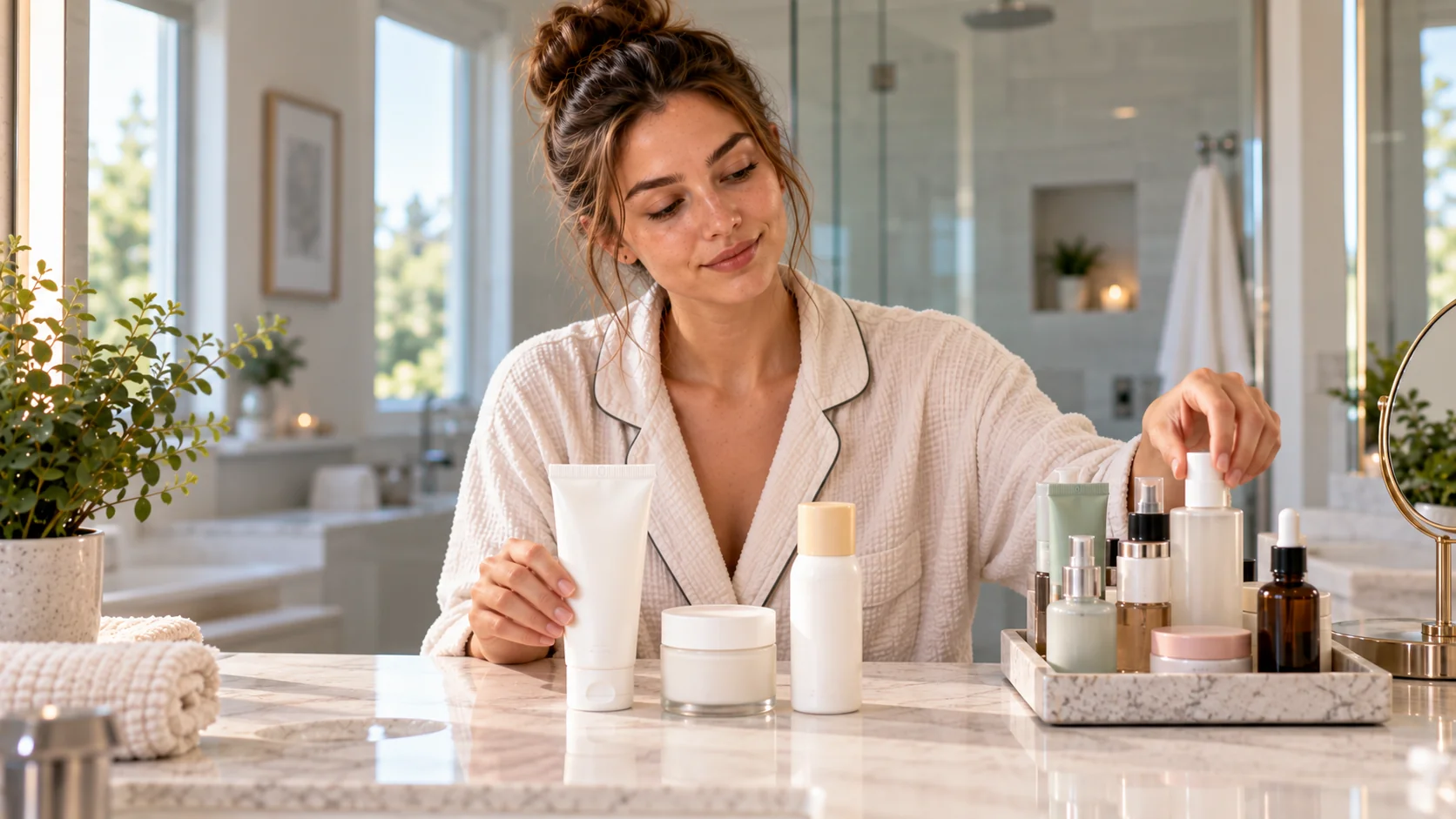 Beginner reviewing too many skincare products at once