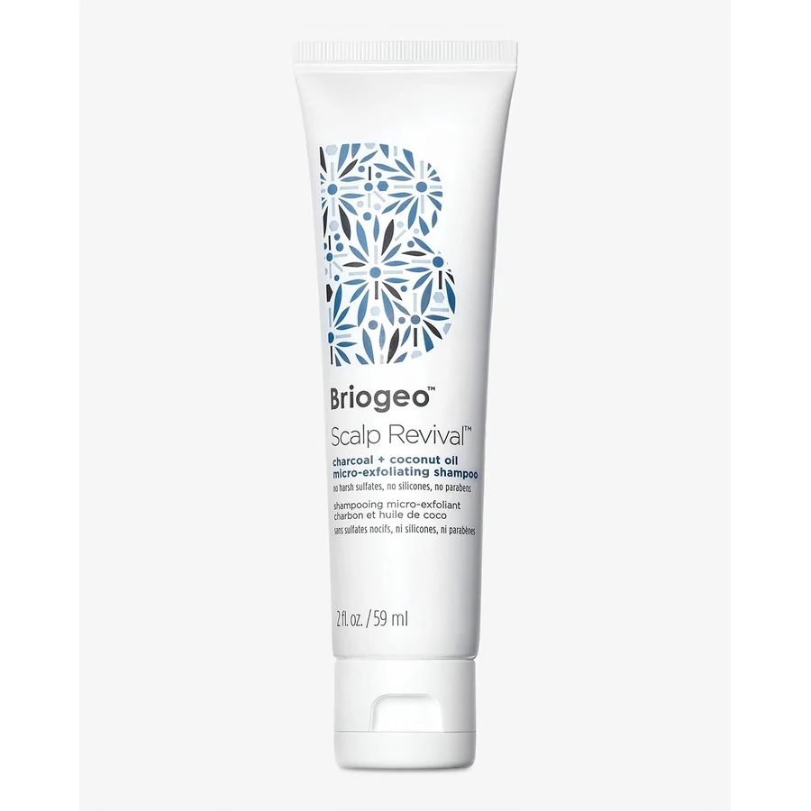 Briogeo Scalp Revival charcoal and coconut oil micro-exfoliating shampoo tube, 2 fl oz
