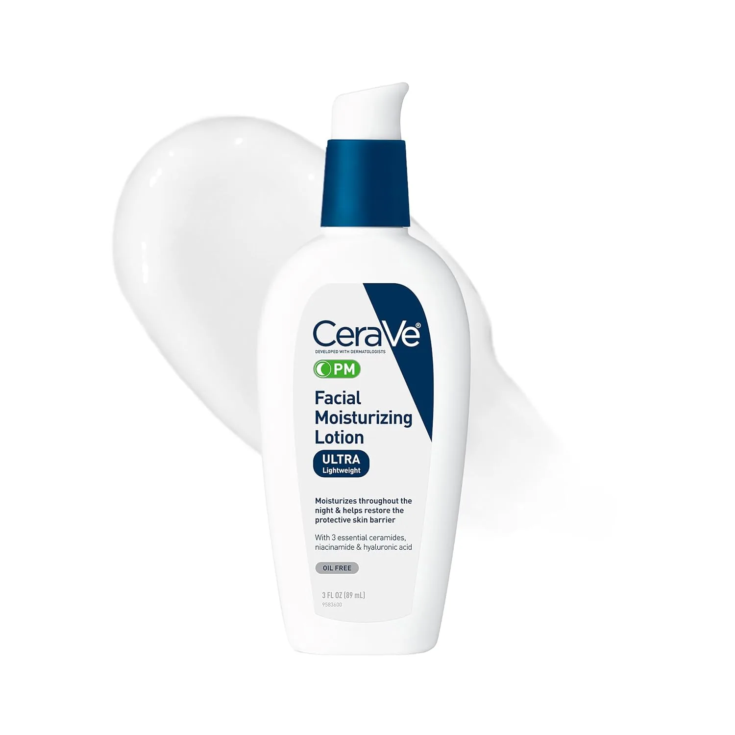 CeraVe PM Facial Moisturizing Lotion bottle