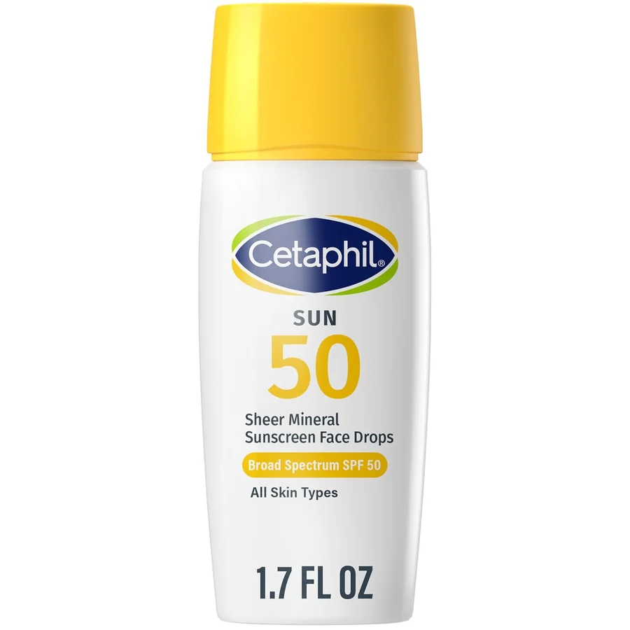 Cetaphil Sheer Mineral Sunscreen Face Lotion SPF 50 bottle