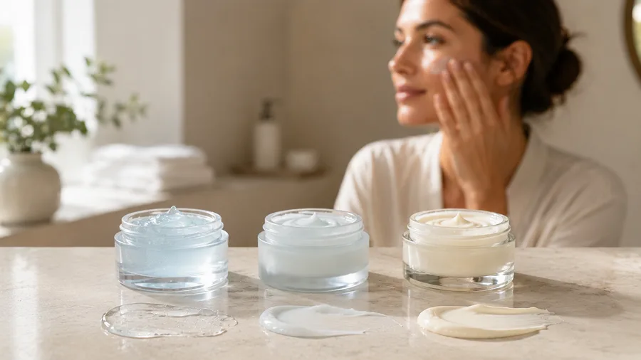 Moisturizer options for dehydrated skin based on skin type