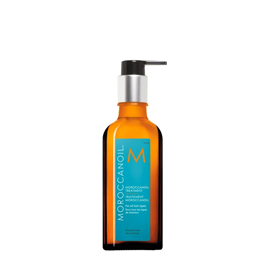 Moroccanoil Treatment hair oil bottle with pump dispenser, for all hair types