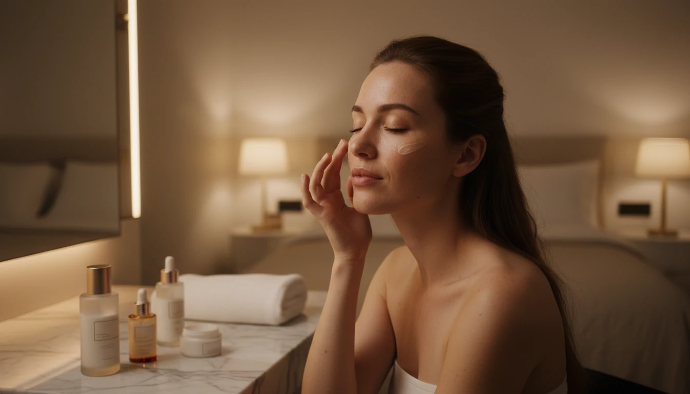 Nighttime skincare routine for dark spots