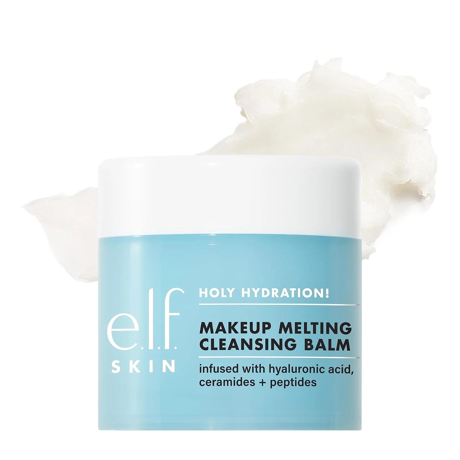 e.l.f. Holy Hydration! Makeup Melting Cleansing Balm jar, a balm option for removing Halloween makeup