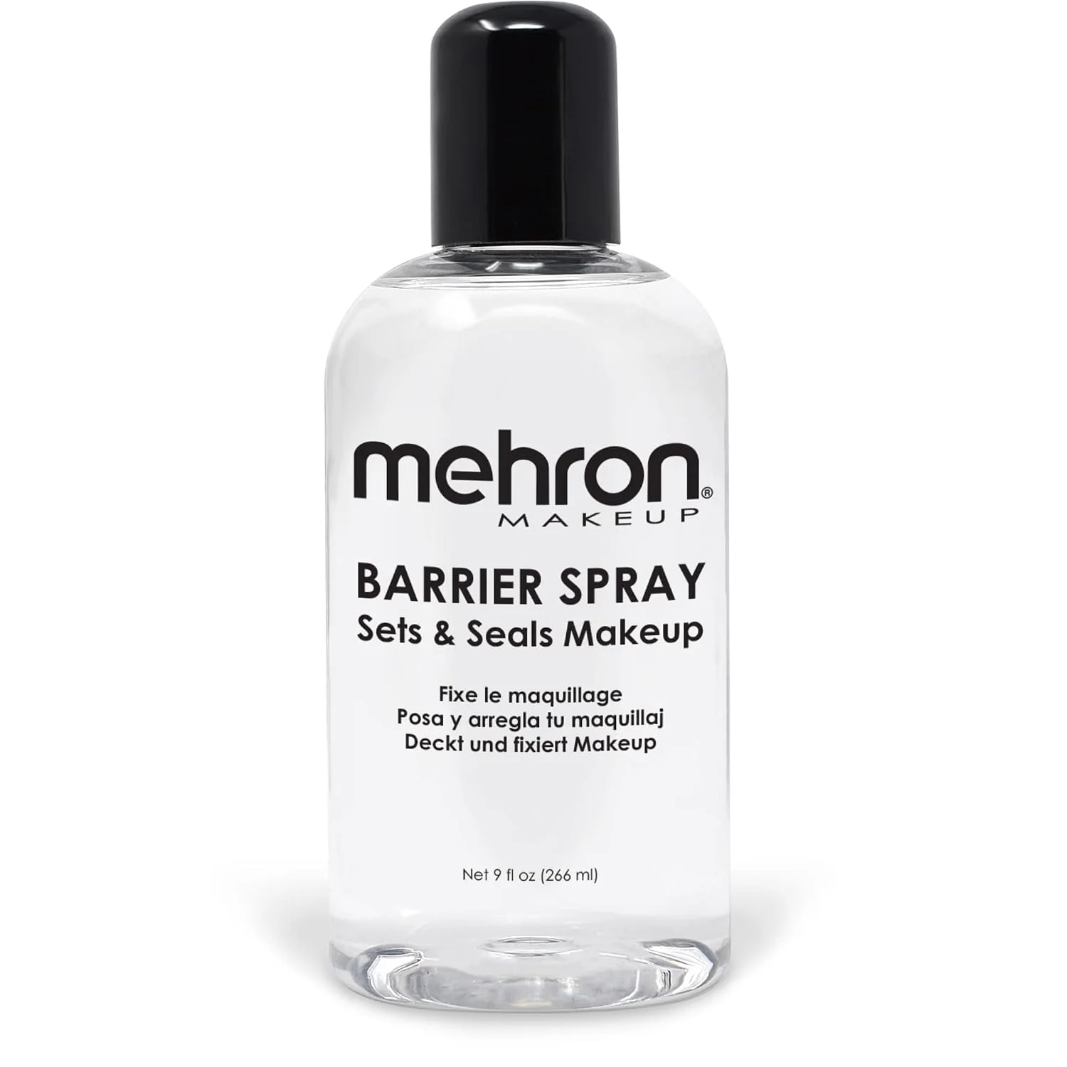 Mehron Barrier Spray bottle for setting and sealing face paint